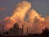 Sonnenuntergang am Taj Mahal