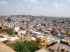 Blick auf Jodhpur auf dem Weg zum Mehrangarh Fort